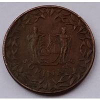 Суринам, 1 цент, 1966 год, VF