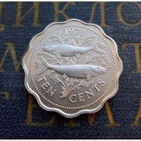10 центов 1971 Багамские острова (Багамы) UNC #01
