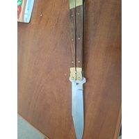 Нож-бабочка  с рубля Европа