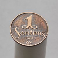 Латвия 1 сантим 1928