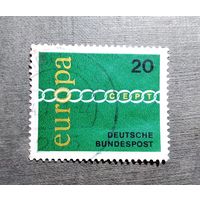 Марка Германия 1971 год Европа СЕРТ