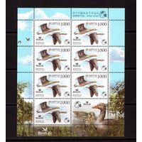 Беларусь-2009,(Мих.762) **  , Фауна, Птицы, Гуси, м/л