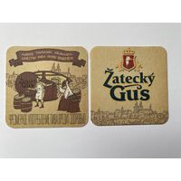 Подставка под пиво "Zatecky Gus" No 10 /Беларусь/