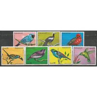 Парагвай. Птицы Южной Америки. 1973г. St#2515-21. Серия.