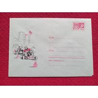 Конверт СССР. Картинг. Филиппов 1969 г. Чистый.