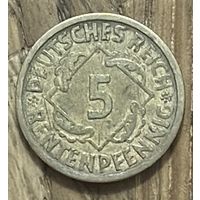 5 Рентенпфеннигов Германия 1924г.А