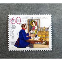 Марка Германия 1979 год История почты