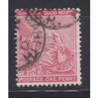 Мыс Доброй Надежды Британские колонии Аллегория Сидящая Надежда предположительно 1871 или1882 год ? лот 1