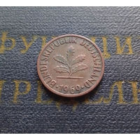 1 пфенниг 1969 (G) Германия ФРГ #01