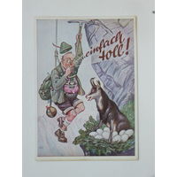 Юмор Германия  1970-е 9х14 см