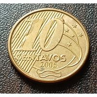 Бразилия 10 сентаво, 2005     ( 1-2-4 )