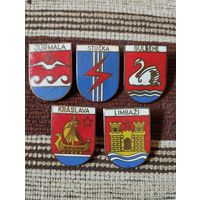 Гербы городов. Латвия (2).