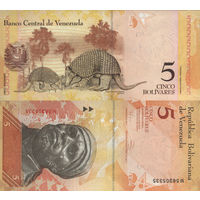 Венесуэла 5 Боливаров 2011 UNC П2-127