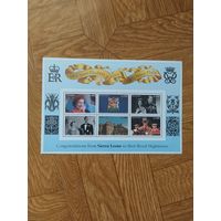 Сьерра Леоне малый лист 2006 г. Королева Елизавета.