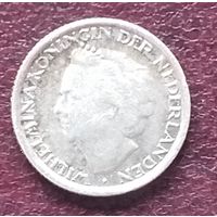 Кюрасао Серебро 0.640! Кюрасао 1/10 гульдена, 1948