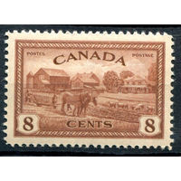 Британские колонии - Канада - 1946г. - ландшафты, виды, 8 с - 1 марка - MNH [Mi 235]. #3-WB-100-A-1