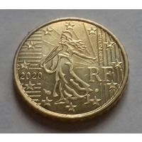 10 евроцентов, Франция 2020 г., АU