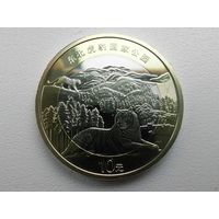 Китай 10 чек. блеск Нац. парки с рубля