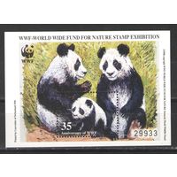 Швейцария. 35 лет WWF.  Панда.