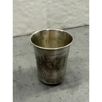 Серебрянная стопка с гравировкой. 84 пробы. Распродажа коллекции!!!