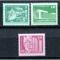 ГДР - 1980г. - Строительство в ГДР. Стандарты - 3 марки - полная серия, MNH, 1 марка с полосами на клее [Mi 2483-2485]. #O-Se-Z-1-36