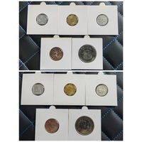 Распродажа с 1 рубля!!! Филиппины 5 монет (1, 5, 10, 25 сентимо, 1 писо) 1979 г. UNC