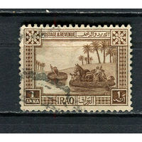 Ирак - 1923/1925 - Переправа через Тигр 1А - [Mi.20] - 1 марка. Гашеная.  (Лот 31HL)-T2P2