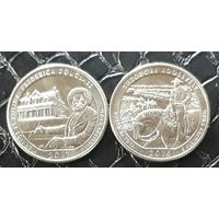 25 центов США 2016 D Рузвельт 2017D Дуглас Состояние AU