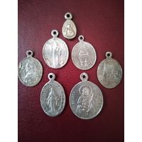 Медальоны католические. Буржуазная Польша. 7 шт.