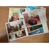 Открытки  кабинет и квартира В.И. Ленина в кремле