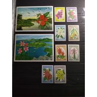 Антигуа и Барбуда. 1993 г. Цветы.