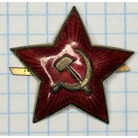 С 1 РУБЛЯ! КОКАРДА РККА СССР ЗВЕЗДА ЭМАЛЬ