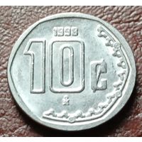 Мексика 10 сентаво, 1998    ( 1-3-9 )
