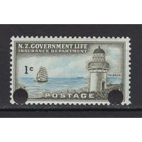 Новая Зеландия /New Zealand 1967** Корабль Маяк Новый номинал SG#L50