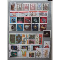 Продажа коллекции с 1 рубля! Культура и искусство на почтовых марках мира.