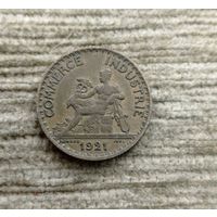 Werty71 Франция 1 франк 1921 Меркурий