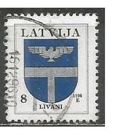 Латвия. Герб г.Ливаны. 1995г. Mi#399.