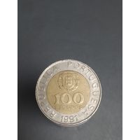 100 эскудо Португалия 1991 года  лот 40
