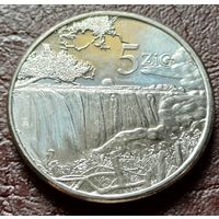 Зимбабве 5 золотых, 2024     ( 2-8-1 )