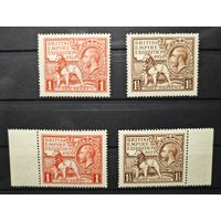Великобритания ми 166-169. Каталог 115 евро