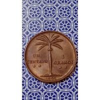 Доминикана 1 сентаво 1955 unc редкая