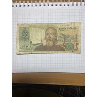 Италия 2000 лир 1973 банкнота Галилео Галилей-1001