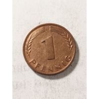 Германия 1 пфенинг 1950 D