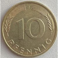 Германия 10 пфеннигов 1996 г. J