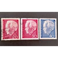 Марки Германия 1964 год Генрих Любке