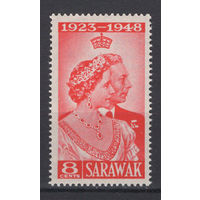 1948 Саравак /Sarawak** Свадьба silver wedding Георг VI