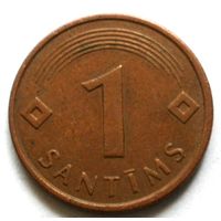 1 сантим 1997 Латвия