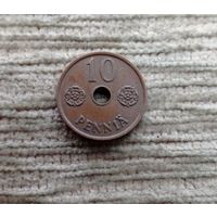 Werty71 Финляндия 10 пенни 1941