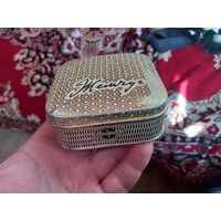 Коробка от зубного порошка "Жемчуг" СССР Гомель Красный химик
