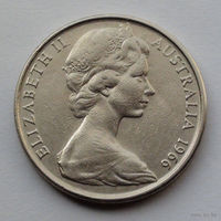 Австралия 20 центов, 1966